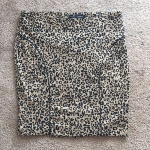 Torrid animal print skirt